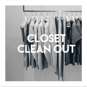CLOSET CLEAN OUT! All current items on sale!